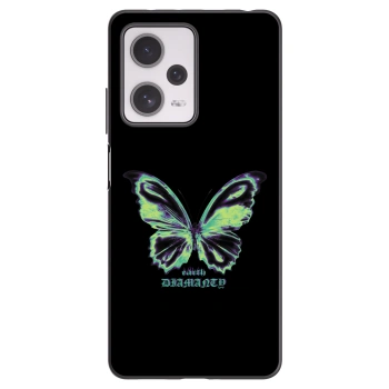 Picasee silikonski črni ovitek za Xiaomi Redmi Note 12 Pro+ 5G - Diamanty Blue