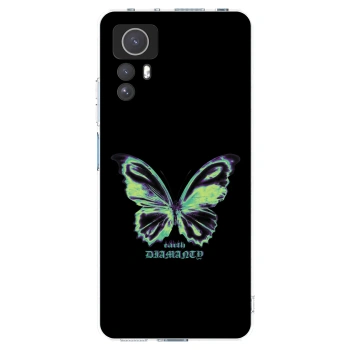 Picasee silikonski prozorni ovitek za Xiaomi Redmi Note 12S - Diamanty Blue