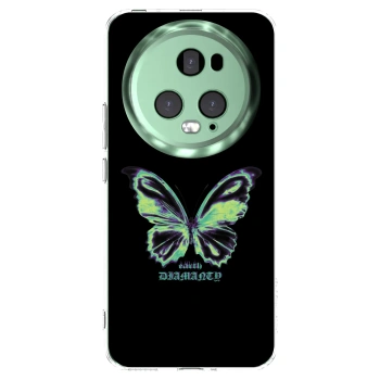 Picasee silikonski prozorni ovitek za Honor Magic5 Pro - Diamanty Blue