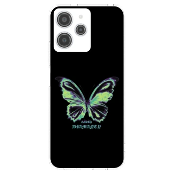 Picasee silikonski prozorni ovitek za Xiaomi Redmi 12 4G - Diamanty Blue
