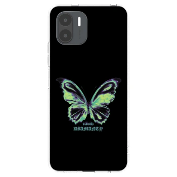 Picasee silikonski prozorni ovitek za Xiaomi Redmi A2 - Diamanty Blue
