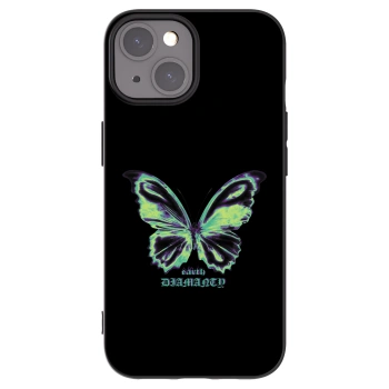 Picasee silikonski črni ovitek za Apple iPhone 15 - Diamanty Blue