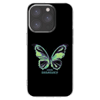 Picasee silikonski prozorni ovitek za Apple iPhone 15 Pro - Diamanty Blue