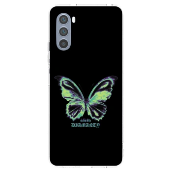 Picasee silikonski prozorni ovitek za Motorola Moto G62 - Diamanty Blue