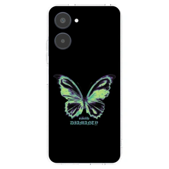 Picasee silikonski prozorni ovitek za Realme 10 4G - Diamanty Blue