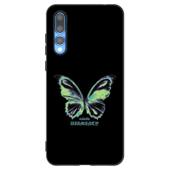 Picasee silikonski črni ovitek za Huawei P20 Pro - Diamanty Blue