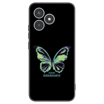 Picasee silikonski črni ovitek za Realme C53 - Diamanty Blue