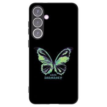 Picasee silikonski črni ovitek za Samsung Galaxy S24+ S926B 5G - Diamanty Blue