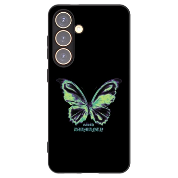 Picasee silikonski črni ovitek za Samsung Galaxy S24 S921B 5G - Diamanty Blue