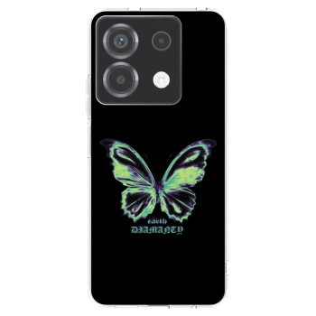 Picasee silikonski prozorni ovitek za Xiaomi Poco X6 - Diamanty Blue