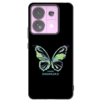 Picasee silikonski črni ovitek za Xiaomi Redmi Note 13 Pro 5G - Diamanty Blue