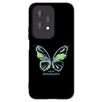 Picasee silikonski črni ovitek za Honor 200 Lite - Diamanty Blue