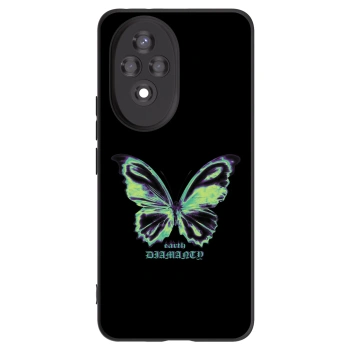 Picasee silikonski črni ovitek za Honor 200 5G - Diamanty Blue