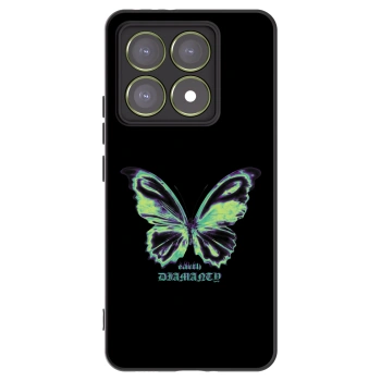 Picasee silikonski črni ovitek za Xiaomi 14T - Diamanty Blue