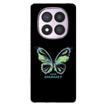 Picasee silikonski prozorni ovitek za Xiaomi Redmi Note 14 Pro 5G - Diamanty Blue