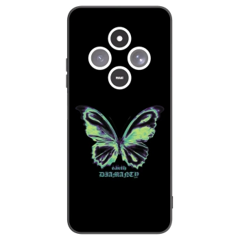 Picasee silikonski črni ovitek za Xiaomi Redmi 14C - Diamanty Blue