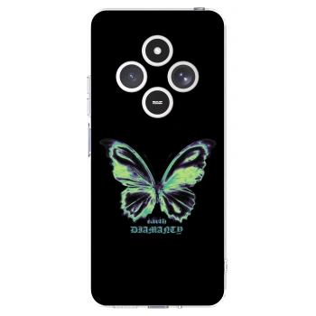 Picasee silikonski prozorni ovitek za Xiaomi Redmi 14C - Diamanty Blue