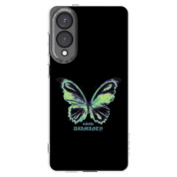 Picasee silikonski prozorni ovitek za Samsung Galaxy S25 Edge 5G - Diamanty Blue