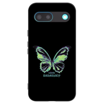 Picasee silikonski črni ovitek za Google Pixel 8 - Diamanty Blue