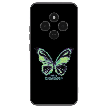 Picasee silikonski črni ovitek za Xiaomi Poco C75 - Diamanty Blue