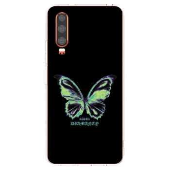 Picasee silikonski prozorni ovitek za Huawei P30 - Diamanty Blue