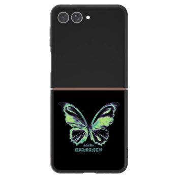 Ovitek za Samsung Galaxy Z Flip7 5G - Diamanty Blue