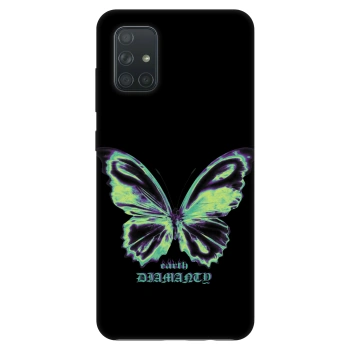 Ovitek za Samsung Galaxy A71 A715F - Diamanty Blue