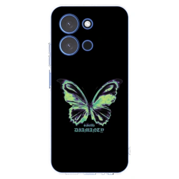Picasee silikonski prozorni ovitek za Xiaomi Redmi 15C 4G - Diamanty Blue