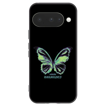 Picasee silikonski črni ovitek za Google Pixel 10 - Diamanty Blue