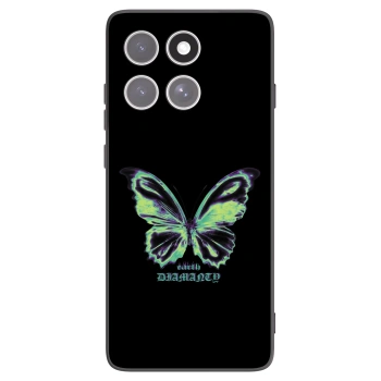 Picasee silikonski črni ovitek za Motorola Edge 60 Fusion - Diamanty Blue