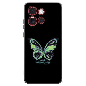 Picasee silikonski črni ovitek za Motorola Edge 60 Neo 5G - Diamanty Blue