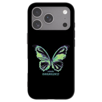 Picasee silikonski črni ovitek za Apple iPhone 18 Pro - Diamanty Blue