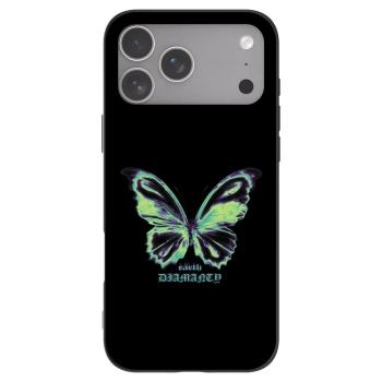 Picasee silikonski črni ovitek za Apple iPhone 18 Pro Max - Diamanty Blue