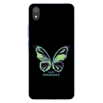 Picasee silikonski prozorni ovitek za Xiaomi Redmi 7A - Diamanty Blue