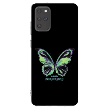 Picasee silikonski prozorni ovitek za Samsung Galaxy S20+ G985F - Diamanty Blue
