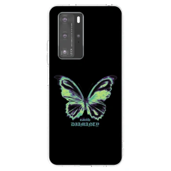 Ovitek za Huawei P40 Pro - Diamanty Blue