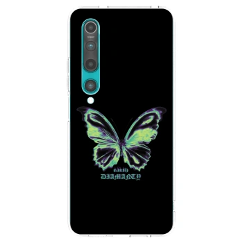 Picasee silikonski prozorni ovitek za Xiaomi Mi 10 - Diamanty Blue