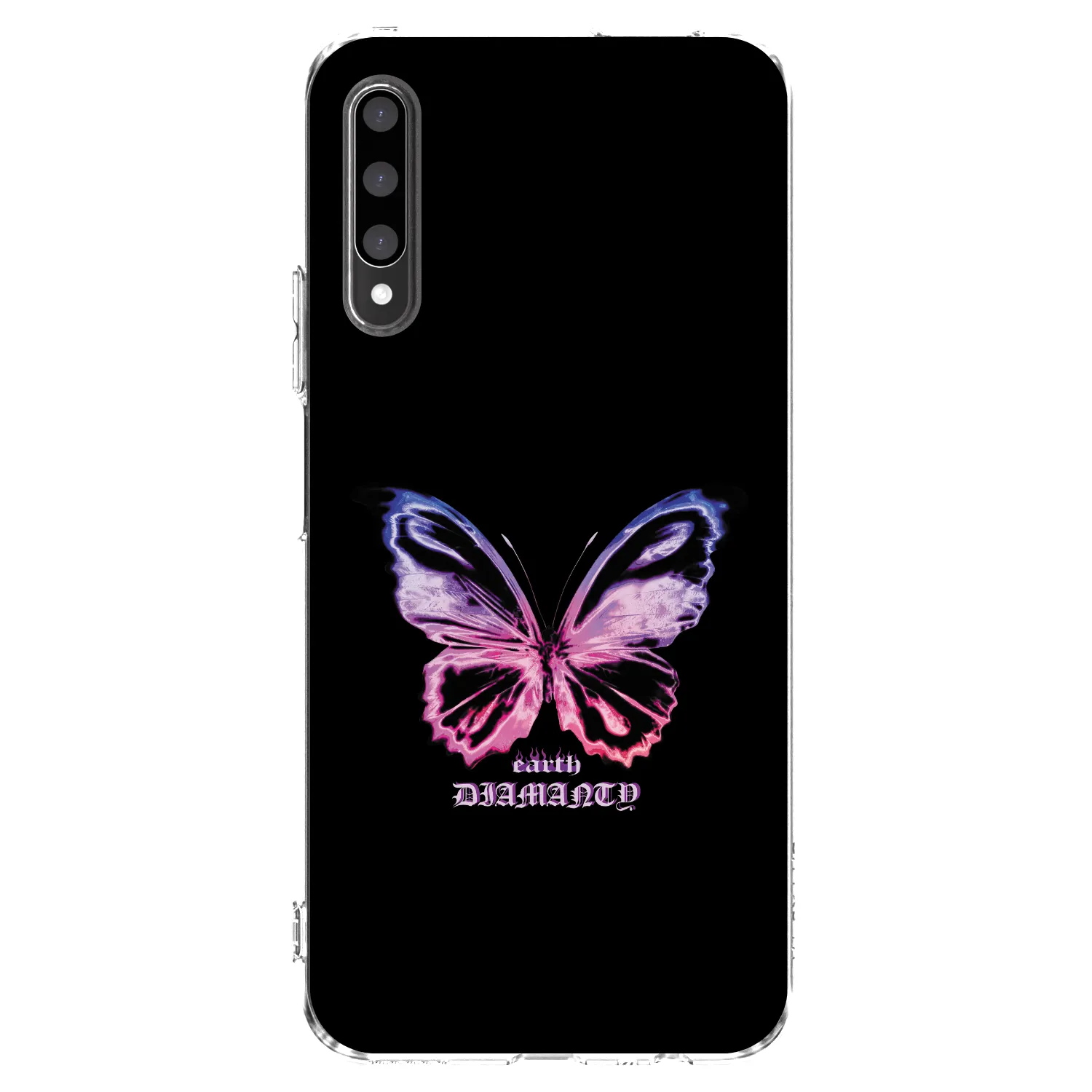 Picasee silikonski prozorni ovitek za Honor 9X Pro - Diamanty Purple