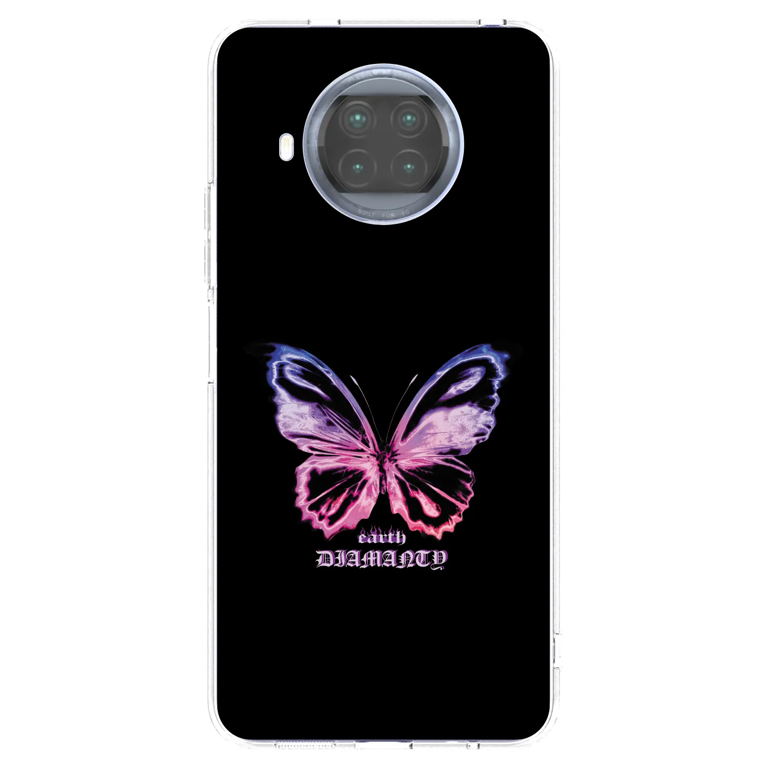 Picasee silikonski prozorni ovitek za Xiaomi Mi 10T Lite - Diamanty Purple