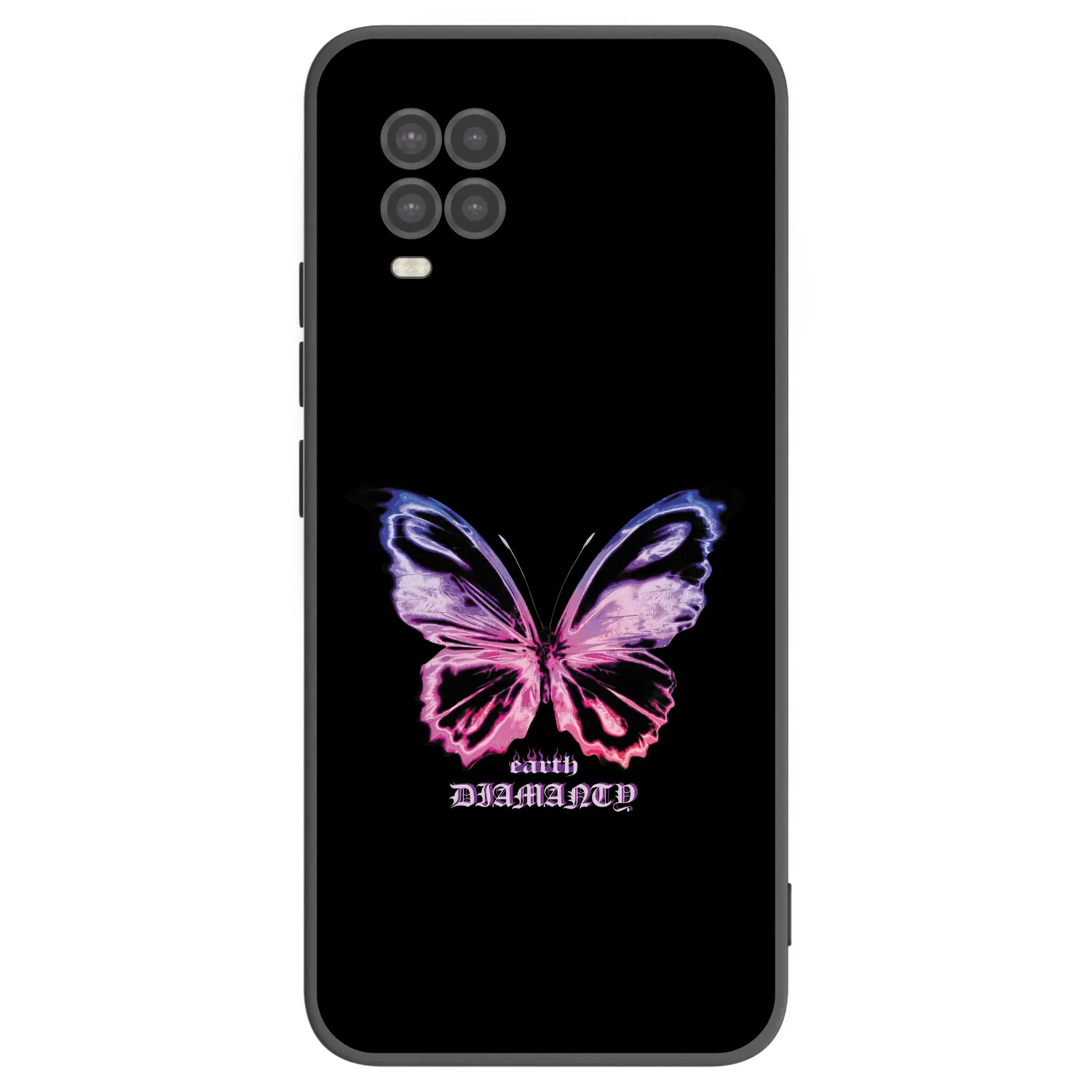 Picasee silikonski črni ovitek za Xiaomi Mi 10 Lite - Diamanty Purple