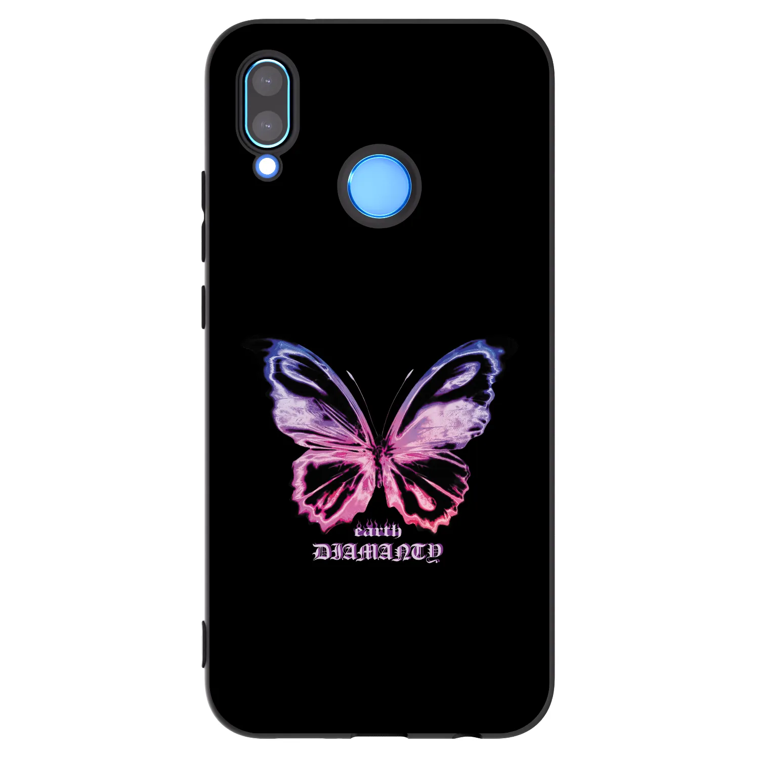 Picasee silikonski črni ovitek za Huawei P20 Lite - Diamanty Purple