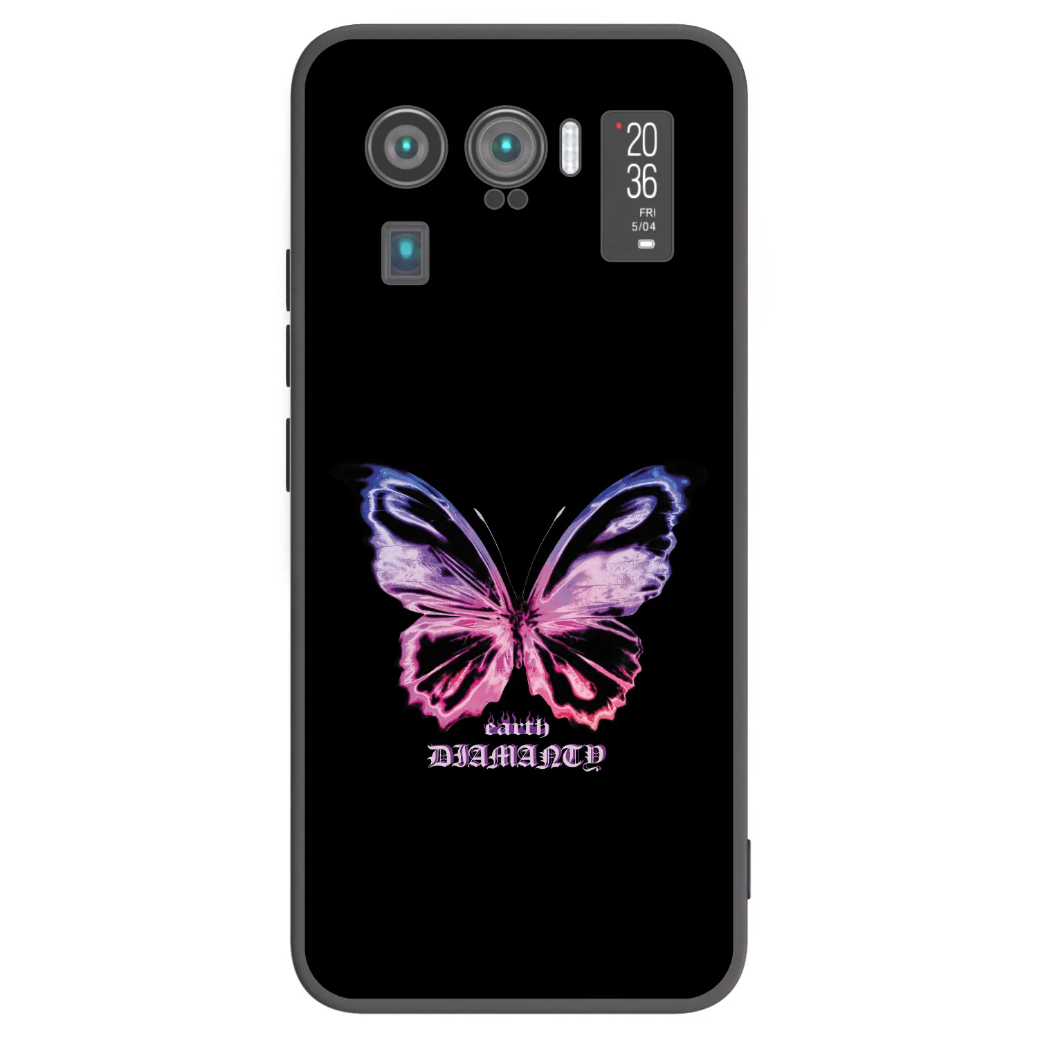 Picasee silikonski črni ovitek za Xiaomi Mi 11 Ultra - Diamanty Purple