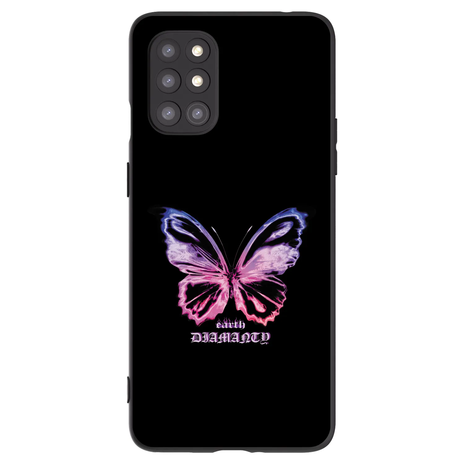 Picasee silikonski črni ovitek za OnePlus 8T - Diamanty Purple