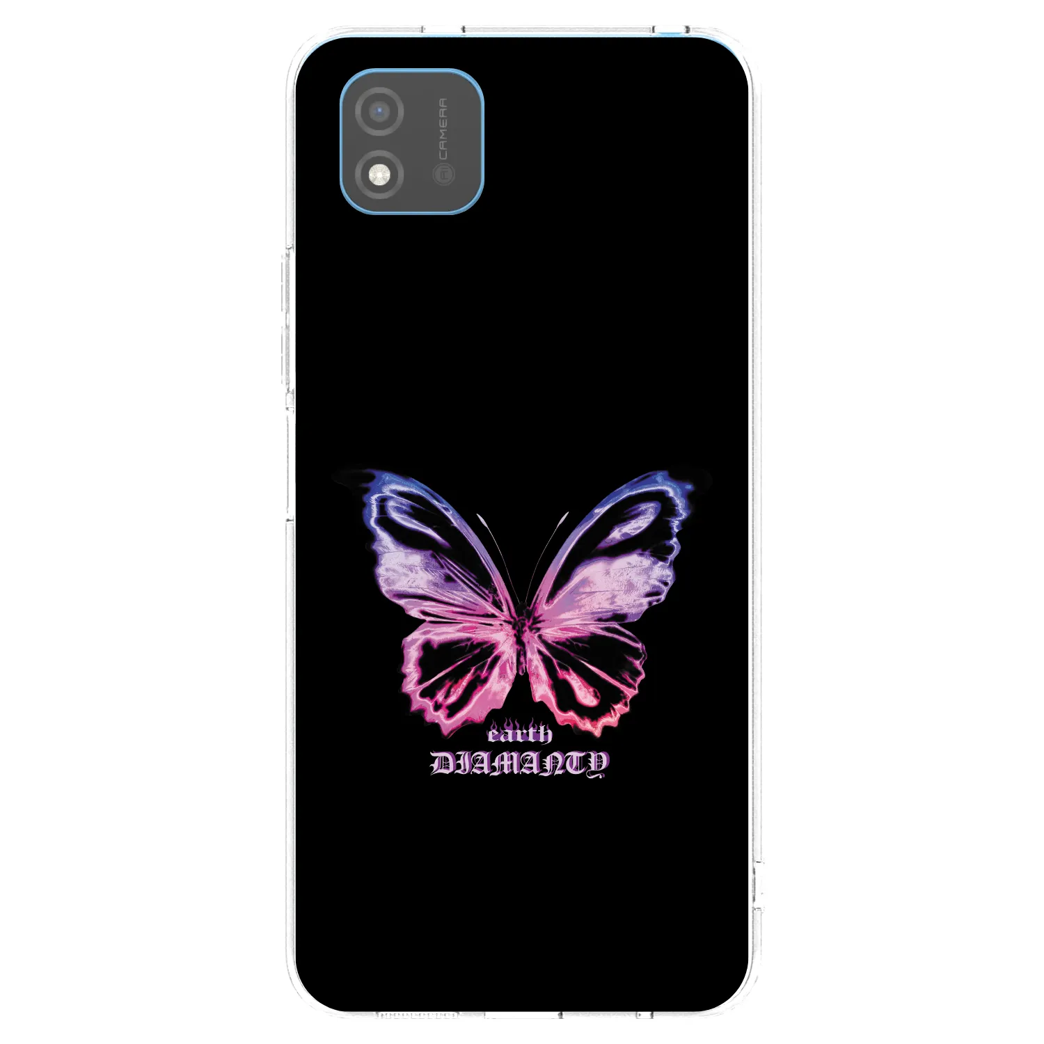 Picasee silikonski prozorni ovitek za Realme C11 (2021) - Diamanty Purple