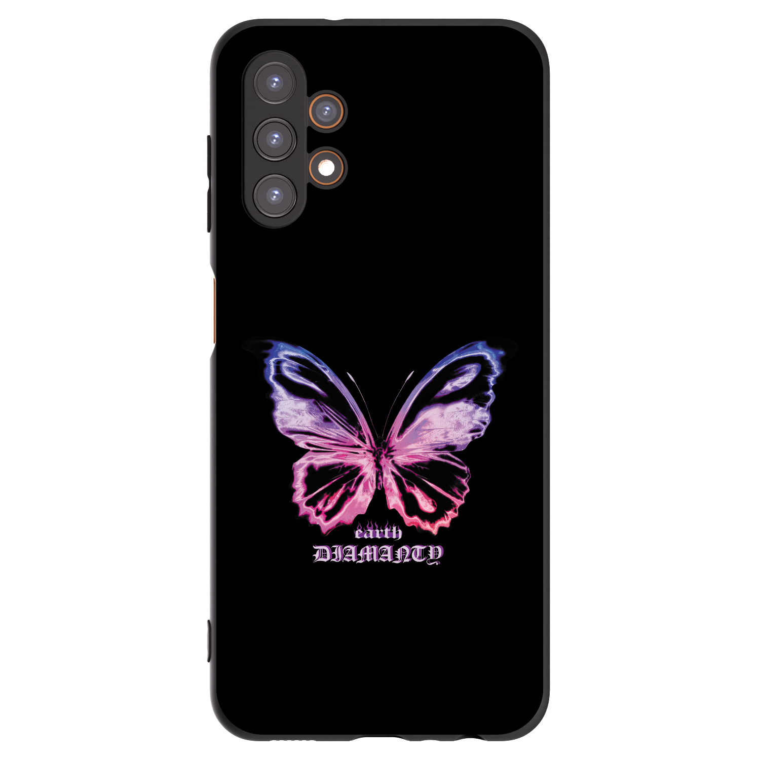Picasee silikonski črni ovitek za Samsung Galaxy A13 4G A135 - Diamanty Purple
