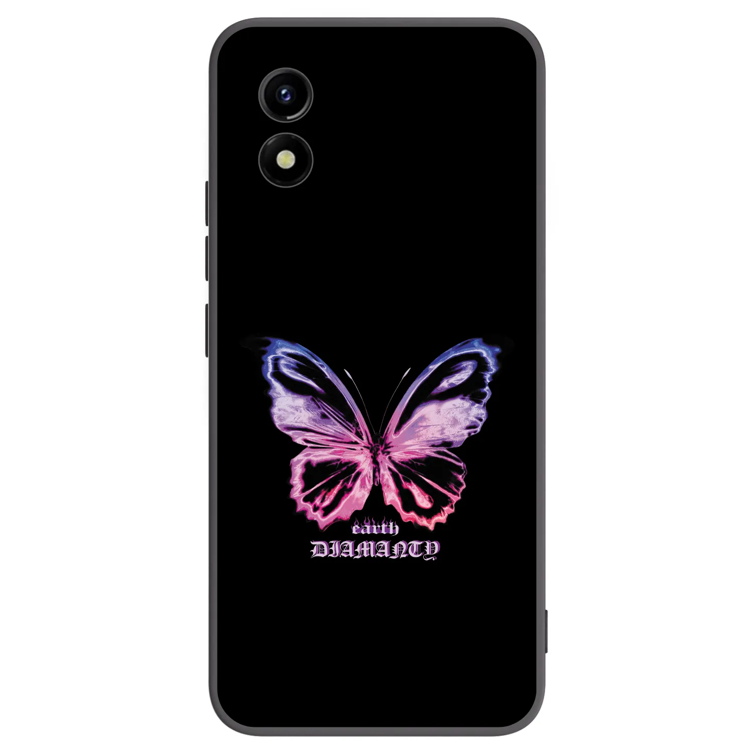 Picasee silikonski črni ovitek za Vivo Y01 - Diamanty Purple