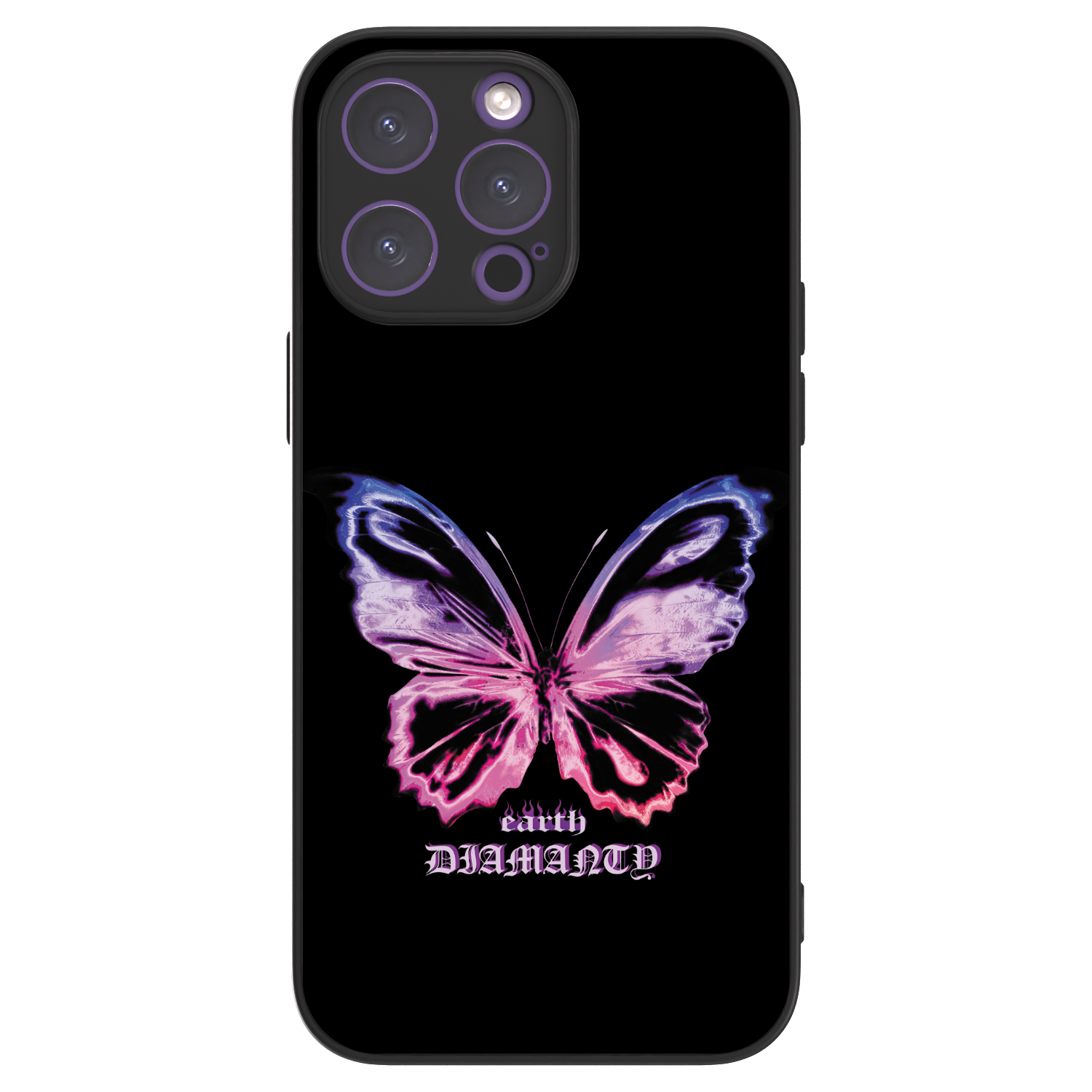 Picasee ULTIMATE CASE MagSafe za Apple iPhone 14 Pro Max - Diamanty Purple