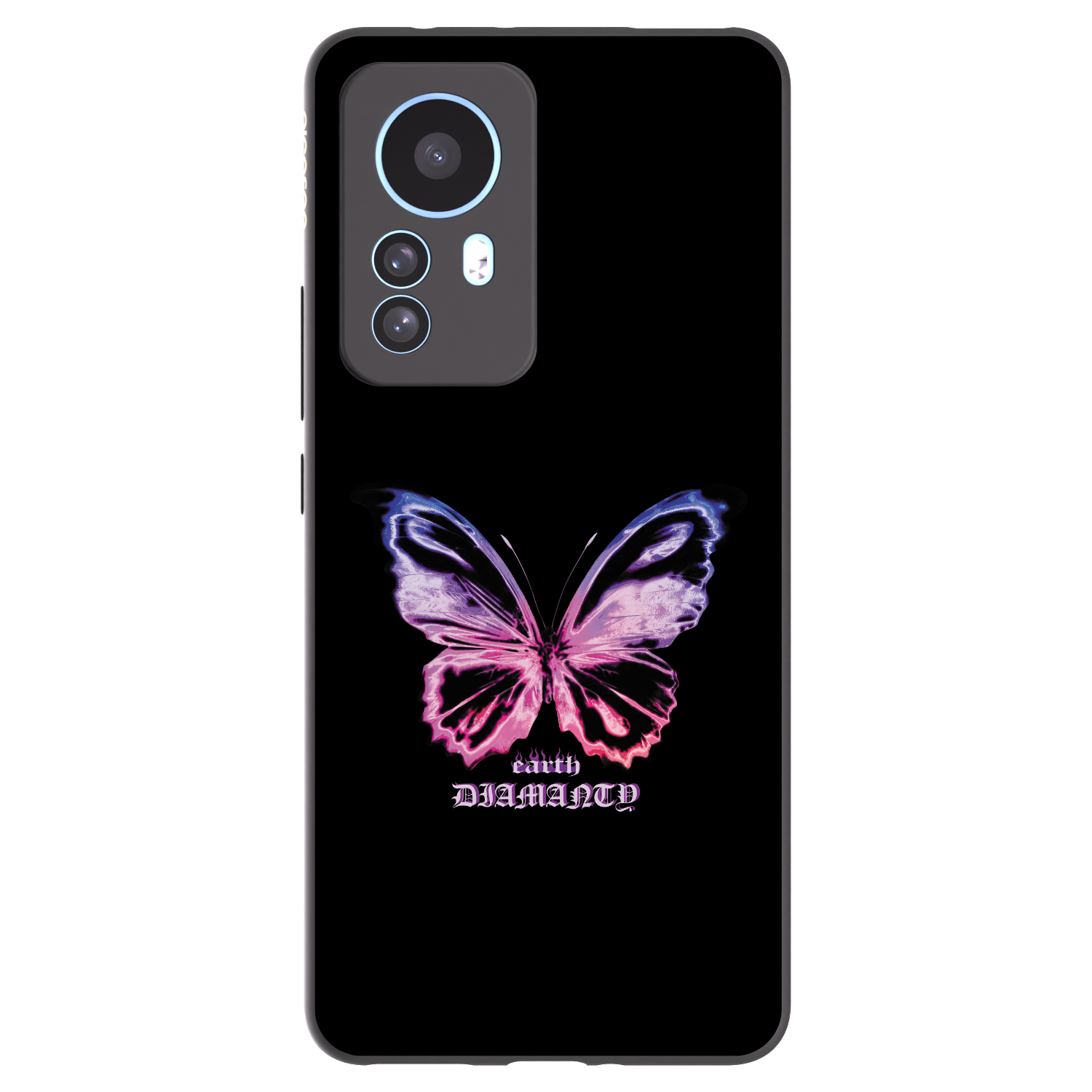 Picasee silikonski črni ovitek za Xiaomi 12T Pro - Diamanty Purple