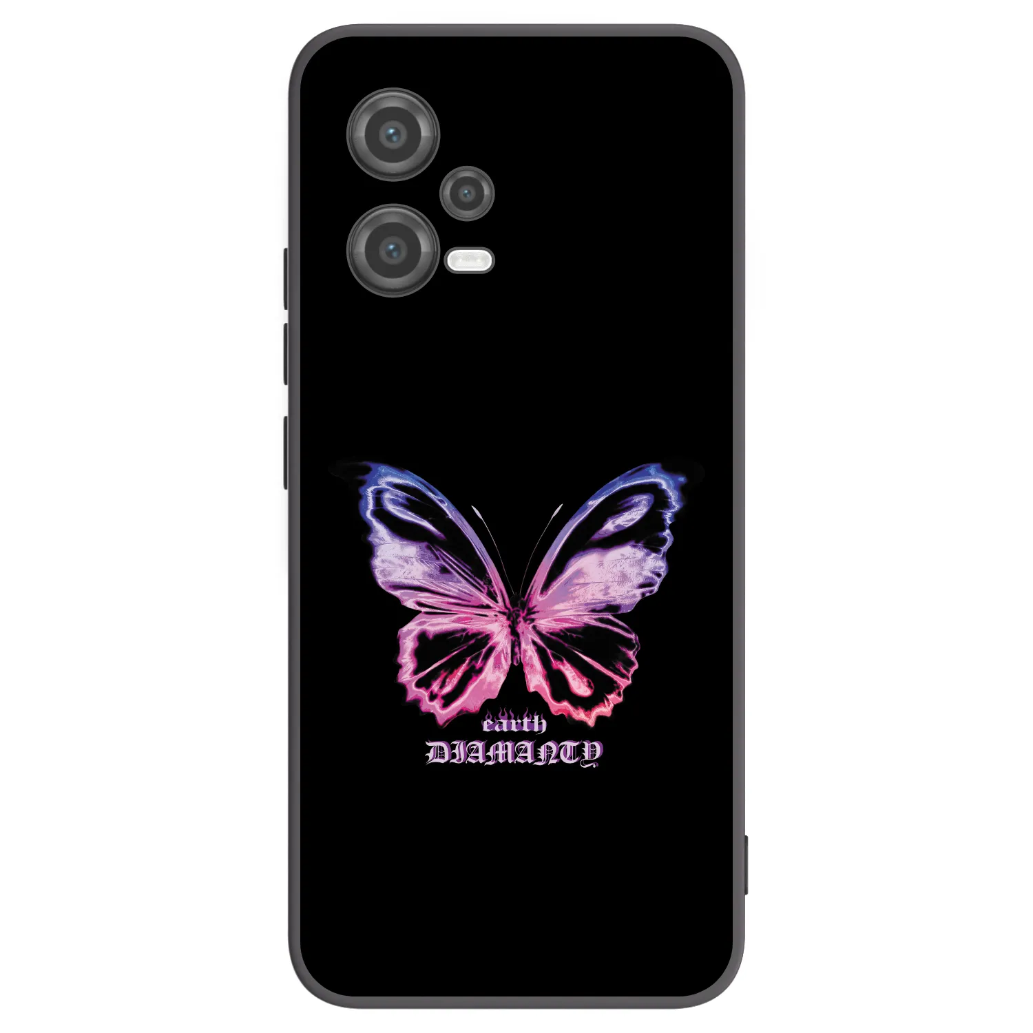 Picasee silikonski črni ovitek za Xiaomi Poco X5 - Diamanty Purple