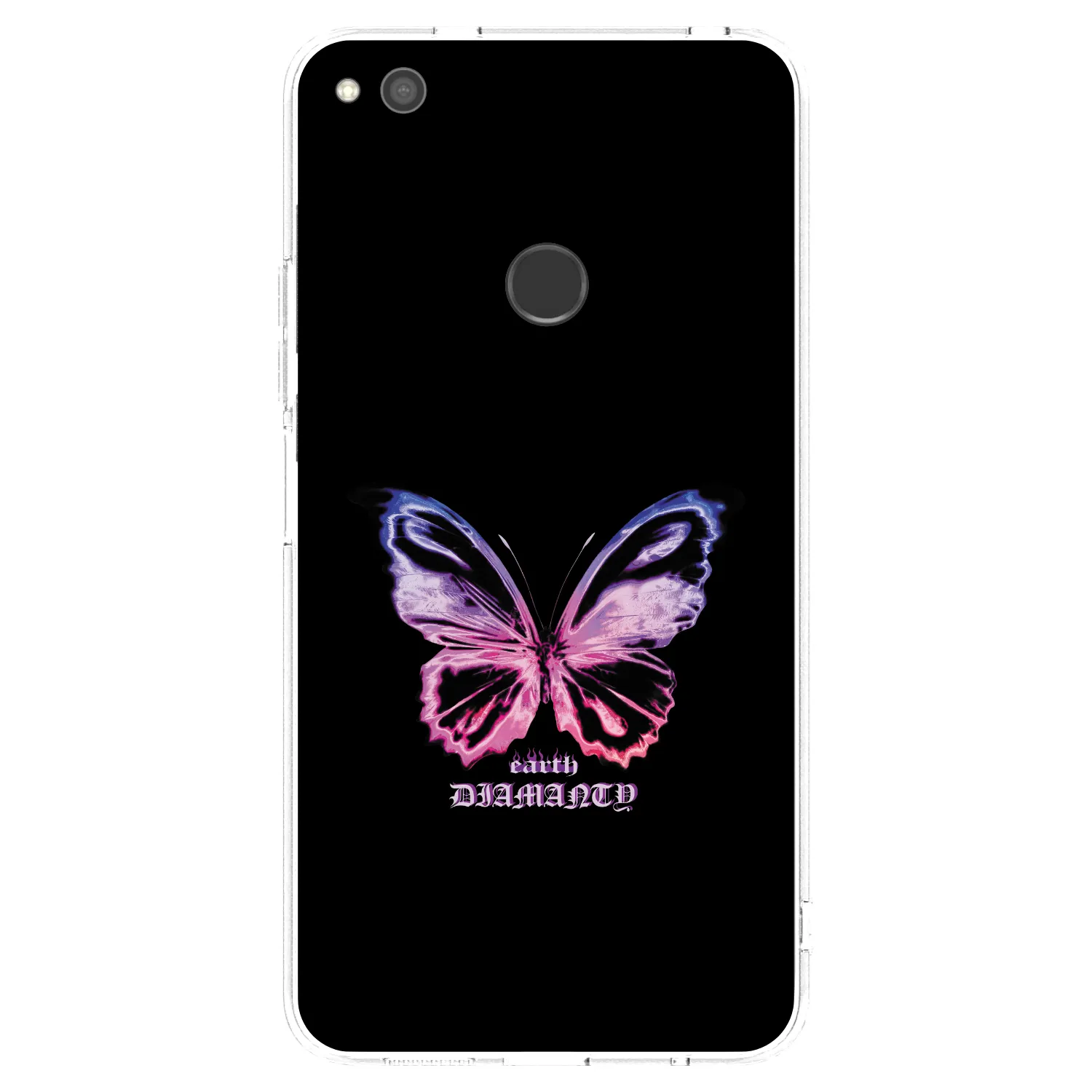 Picasee silikonski prozorni ovitek za Huawei P9 Lite 2017 - Diamanty Purple